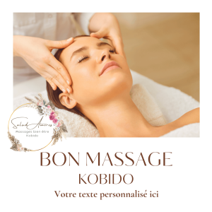 Bon cadeau idee cadeau massage Kobido