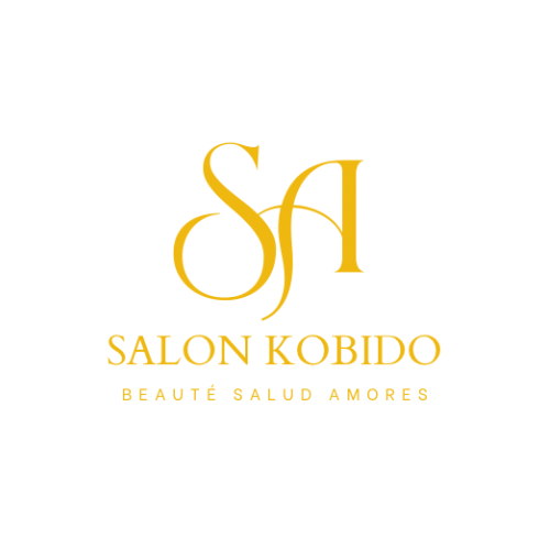 Black & White Elegant Typography Monogram Beauty Studio Logo Avis-massage-kobido
